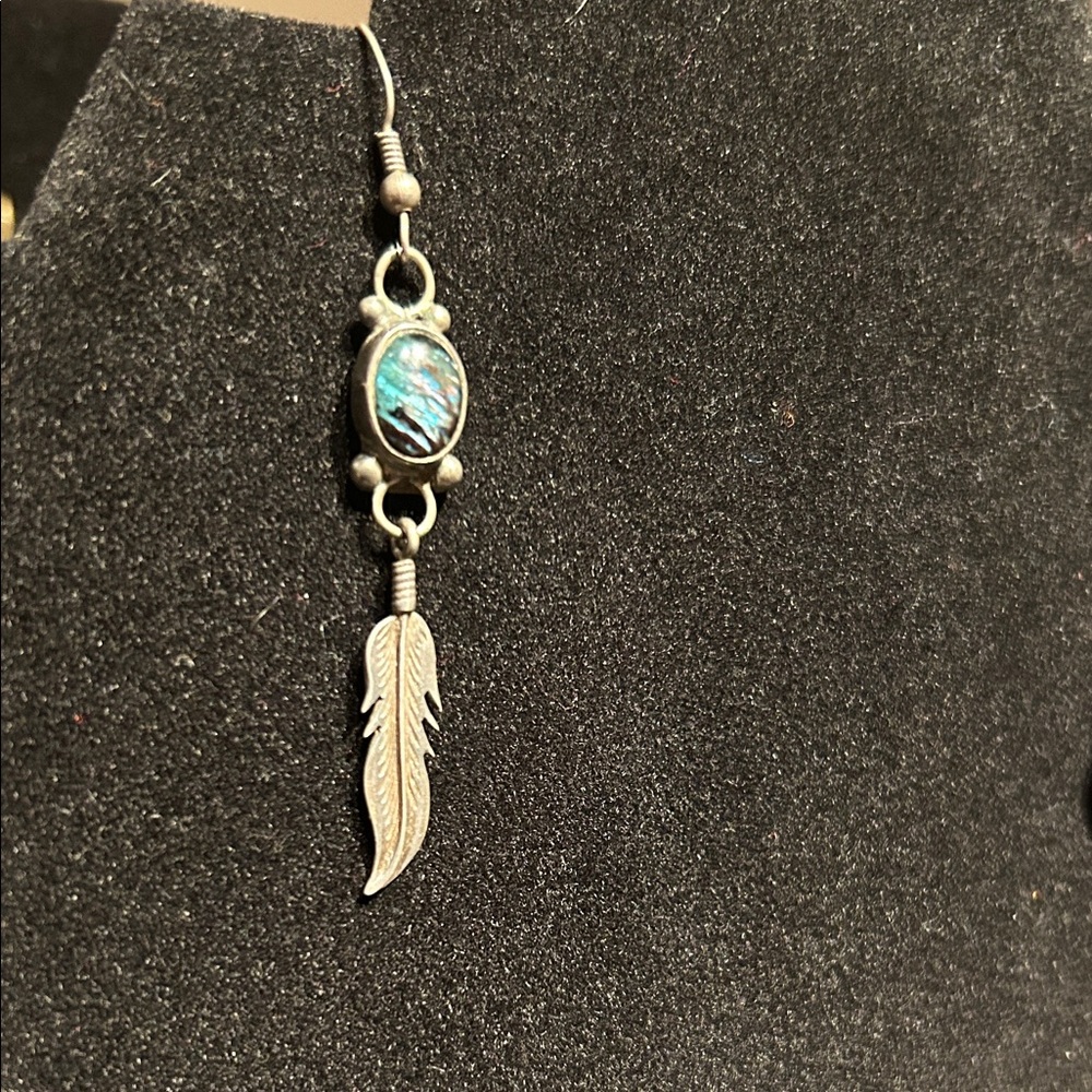 Native American Silver Earrings - image 2
